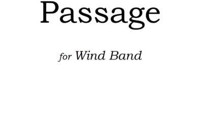 Passage for Wind Band